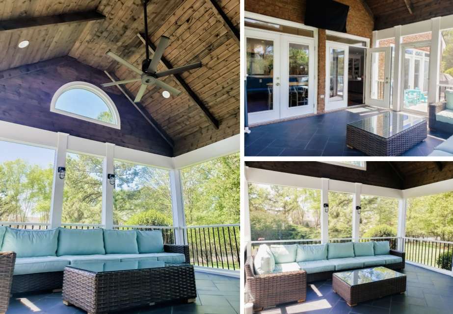 Screened Porch Conversion Outdoor Living